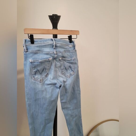 MOTHER The Mid Rise Dazzler Ankle Fray Riding The Cliffside size 25 - Picture 5 of 16